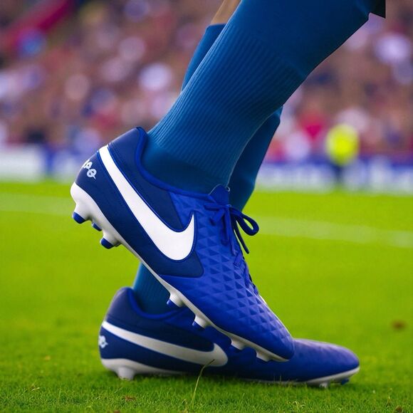 Nike Tiempo Legend‎ 8 Club FG Mens 11 Blue White Soccer Football Cleats Training